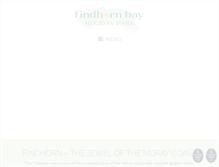 Tablet Screenshot of findhornbayholidaypark.com